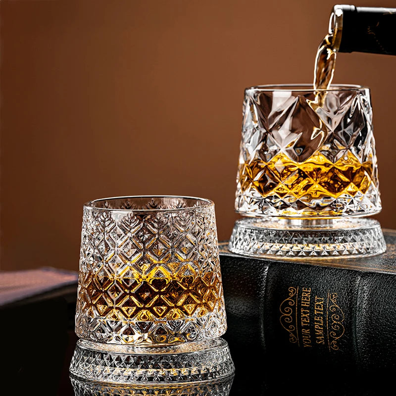 Roterande Whiskyglas – 360° Kristallglas