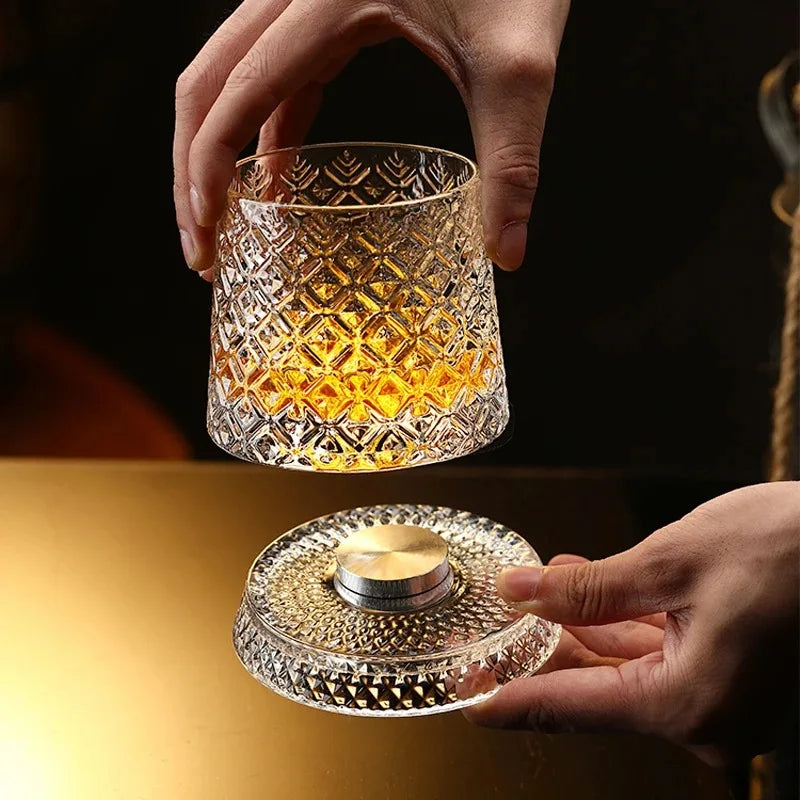 Roterande Whiskyglas – 360° Kristallglas