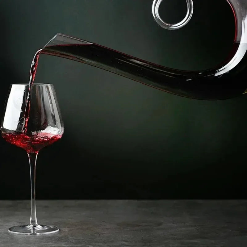 Svanen – Lyxig Kristallkaraff för Rött Vin (1500ml)
