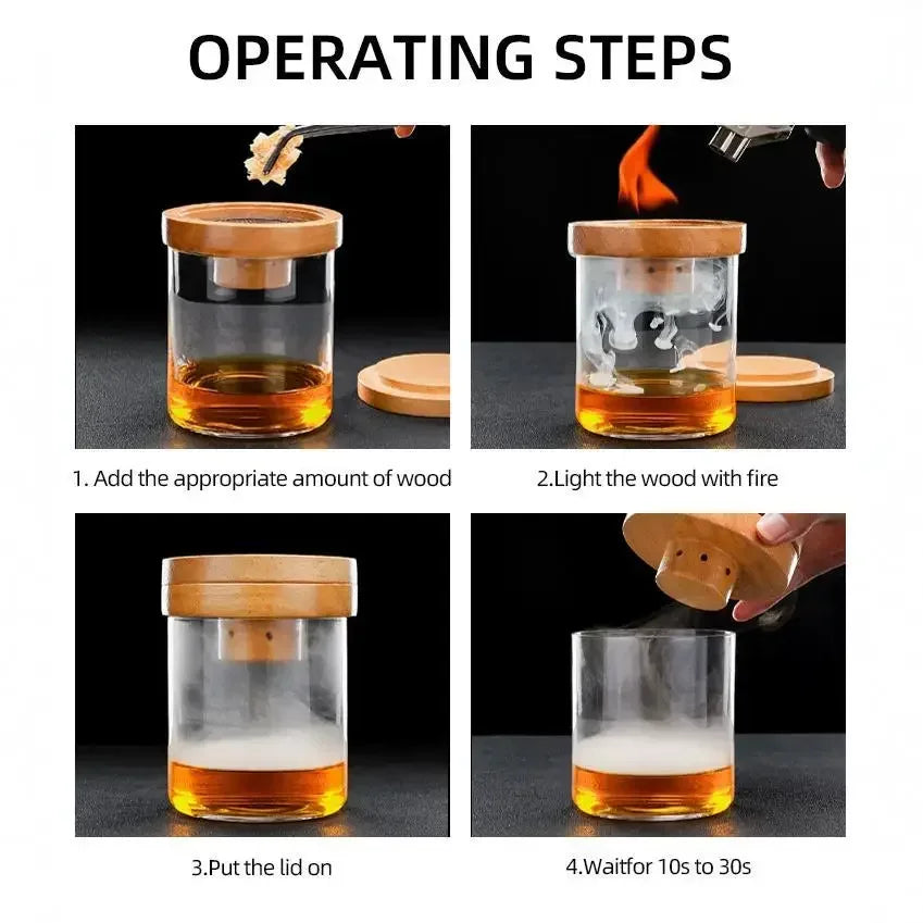 Mini Cocktail Smoker Set - Ger drinken mer aromer med 5 olika smaker